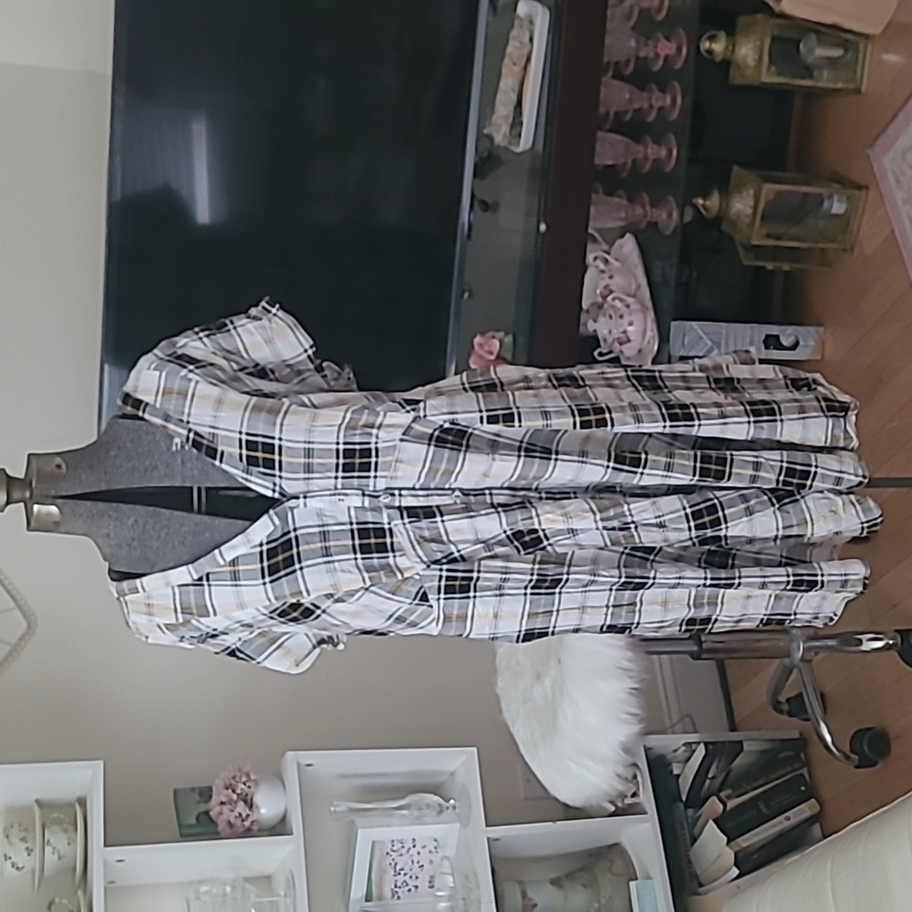 Checkered torrid dress